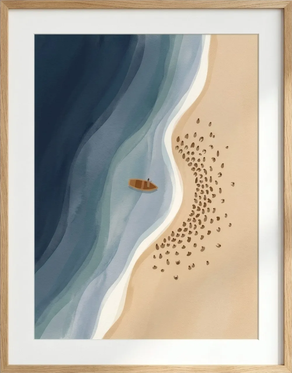Shoreline, art print