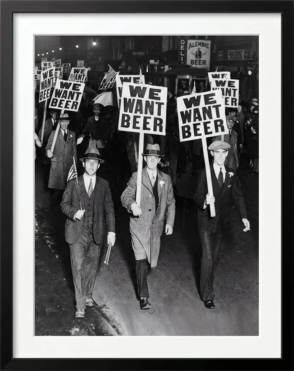 We Want Beer, art print