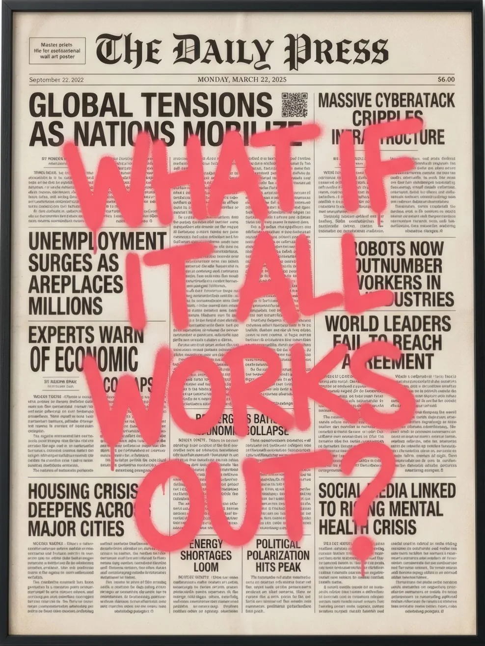 What If It All Works Out, art print