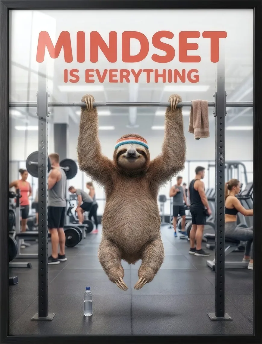 Mindset, Sloth, art print