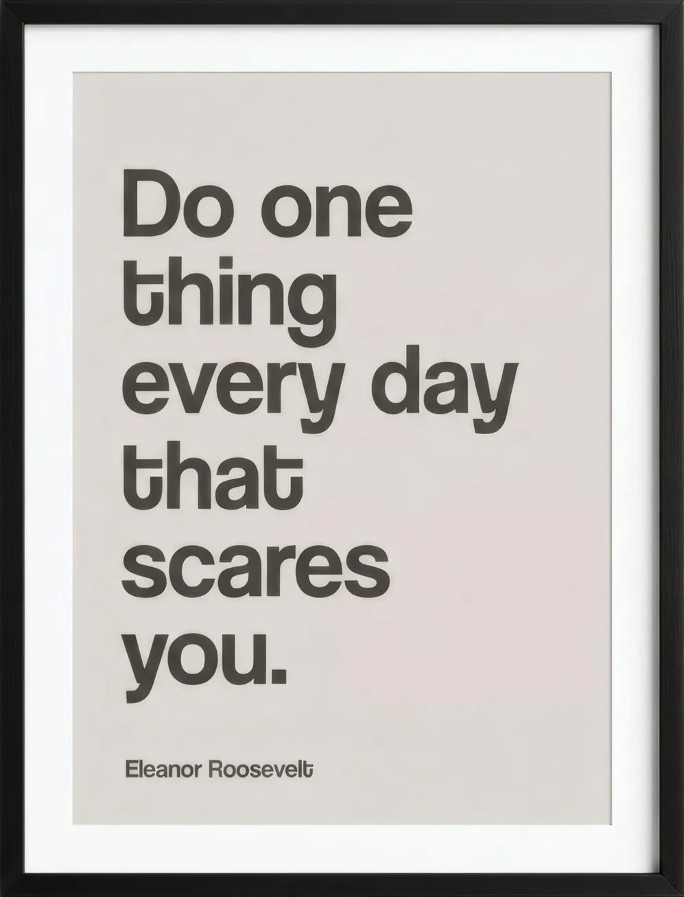 One Thing Every Day, art print