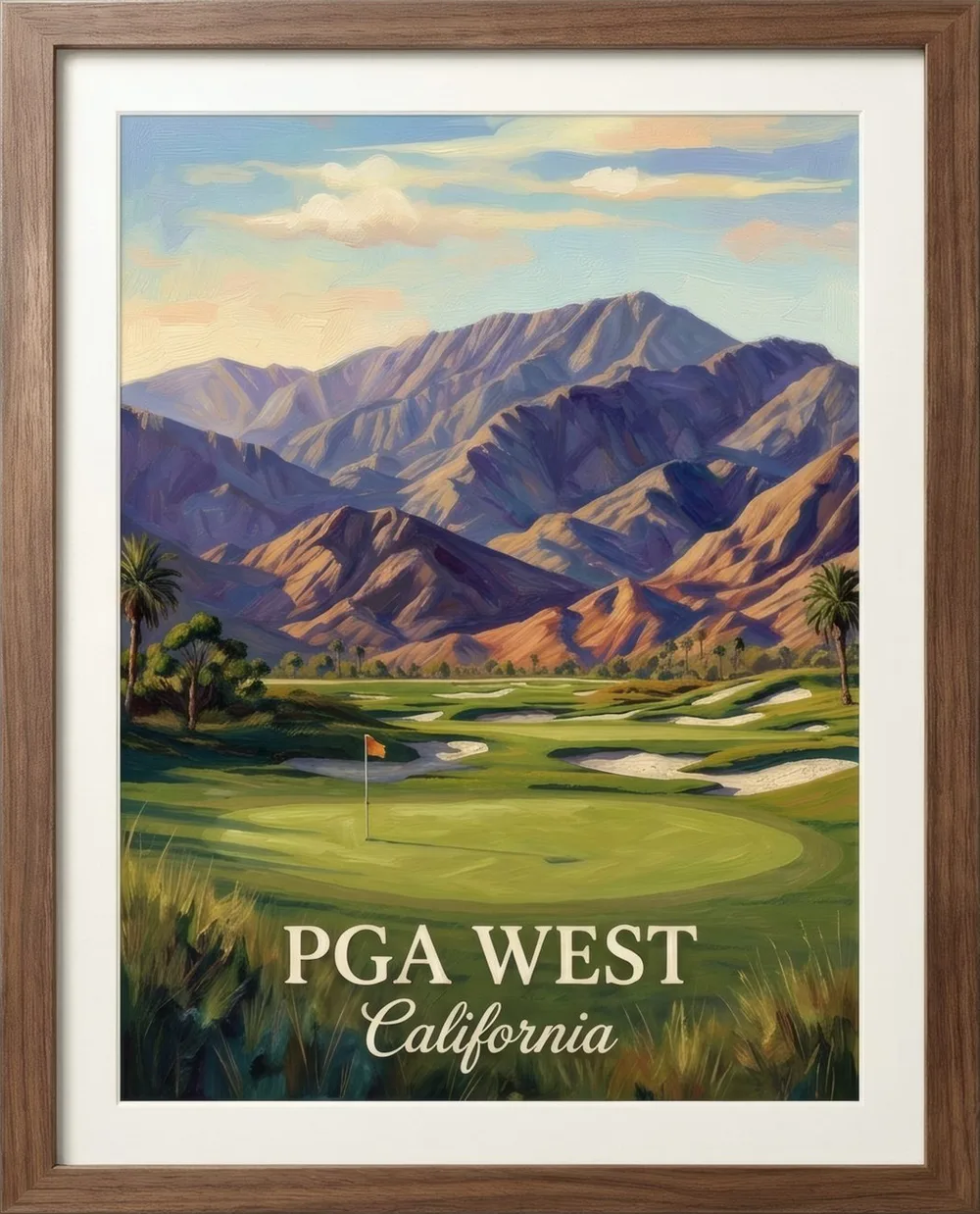 Desert Course, art print