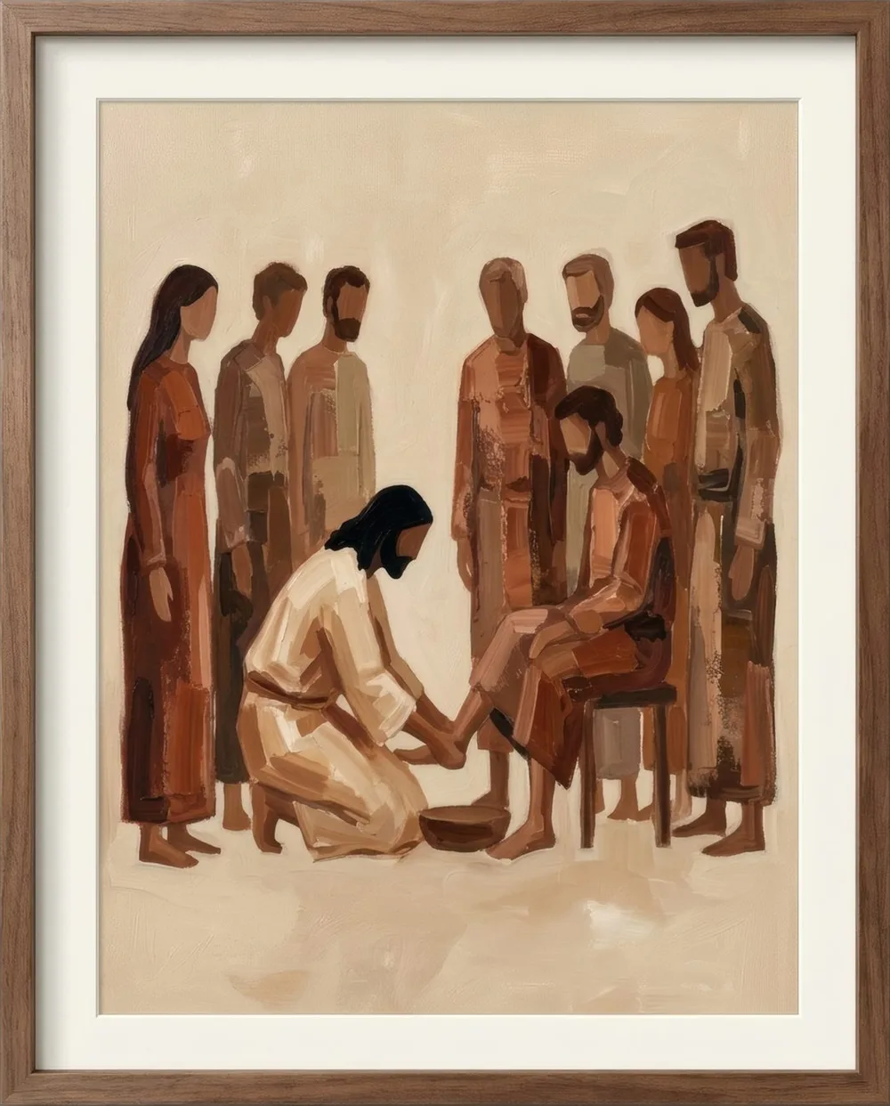 Washing of the Feet, art print