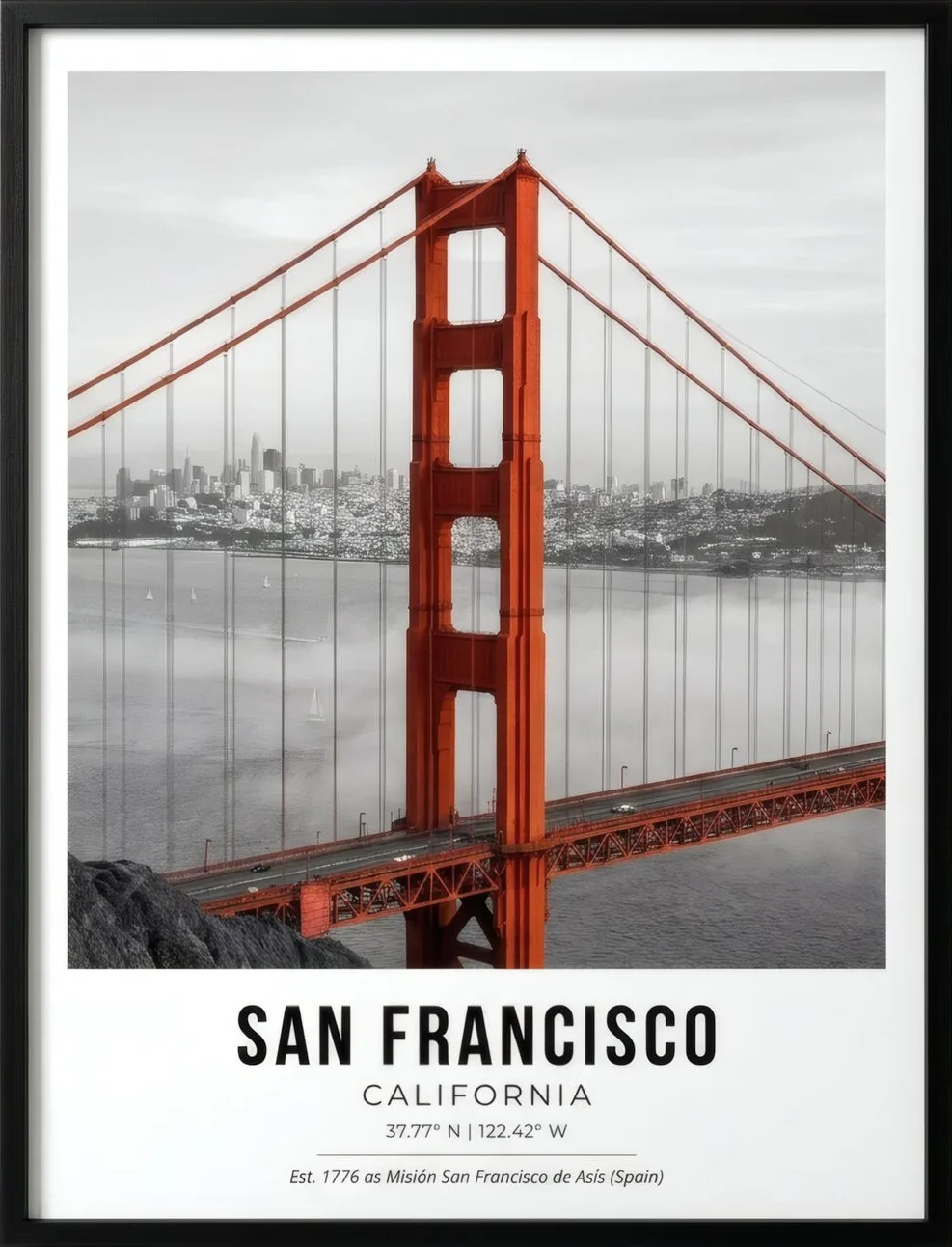 Golden Gate, art print