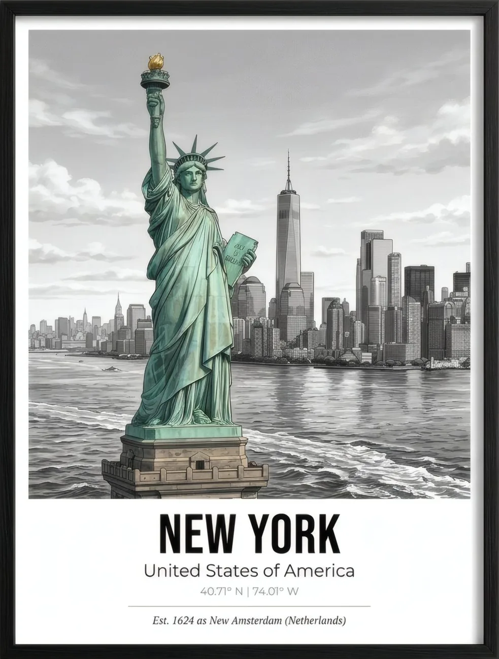 Liberty, art print