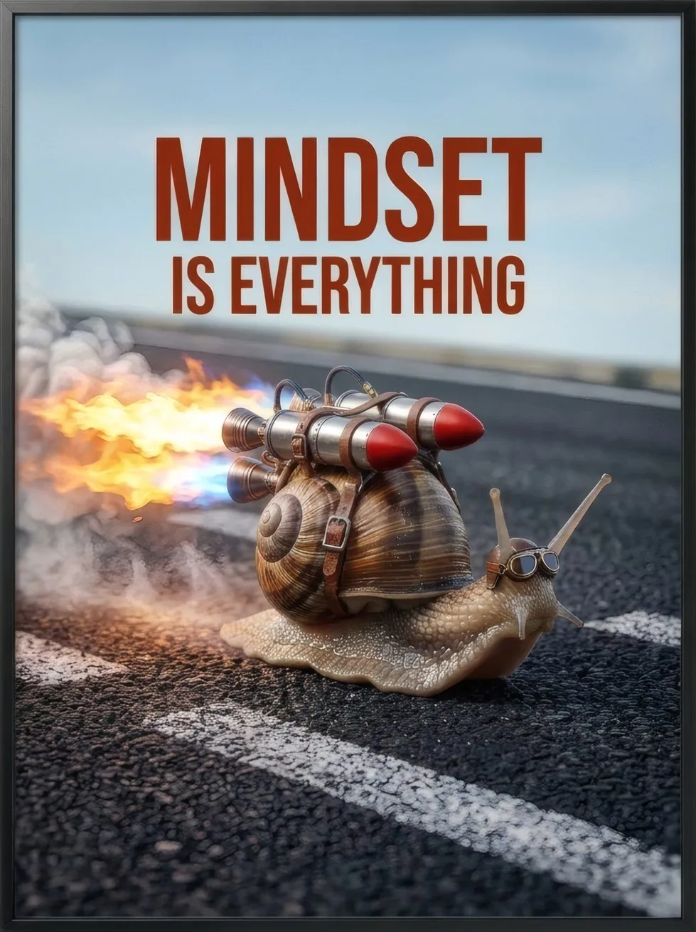 Mindset, Snail, art print
