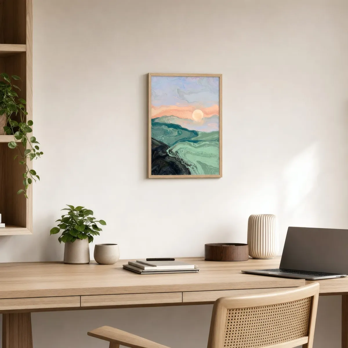 Soft Range: Styled room, from the listing. Frame not included