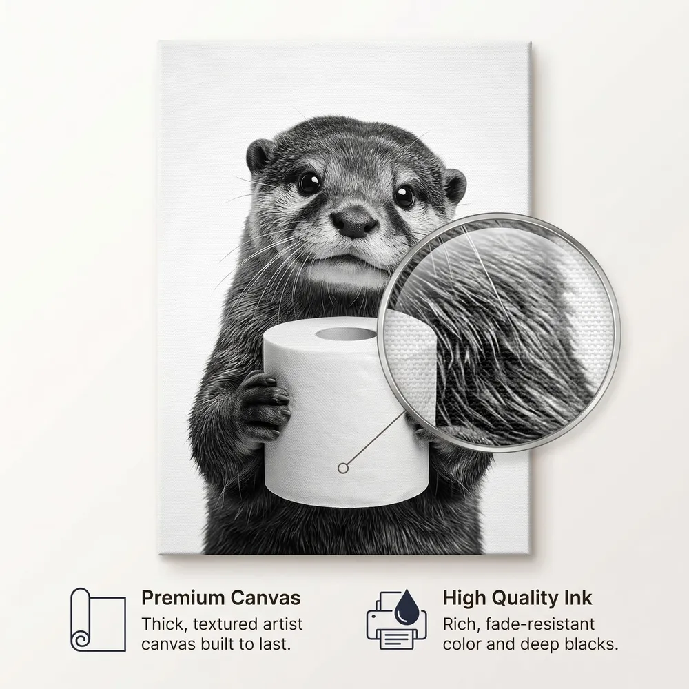 Otter, Toilet Roll: Materials, from the listing