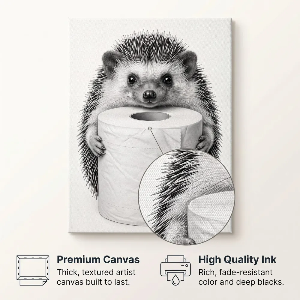 Hedgehog, Toilet Roll: Materials, from the listing