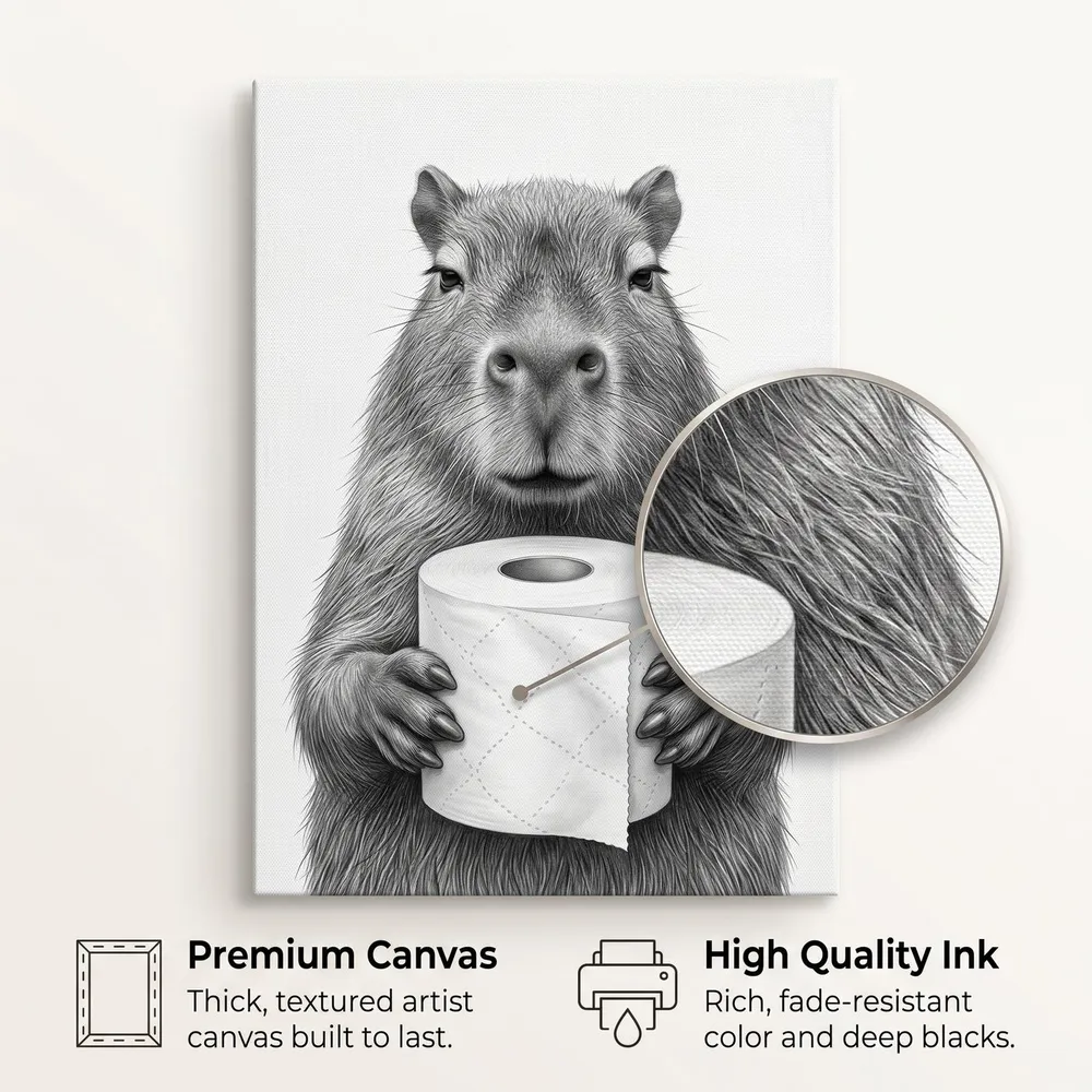 Capybara, Toilet Roll: Materials, from the listing