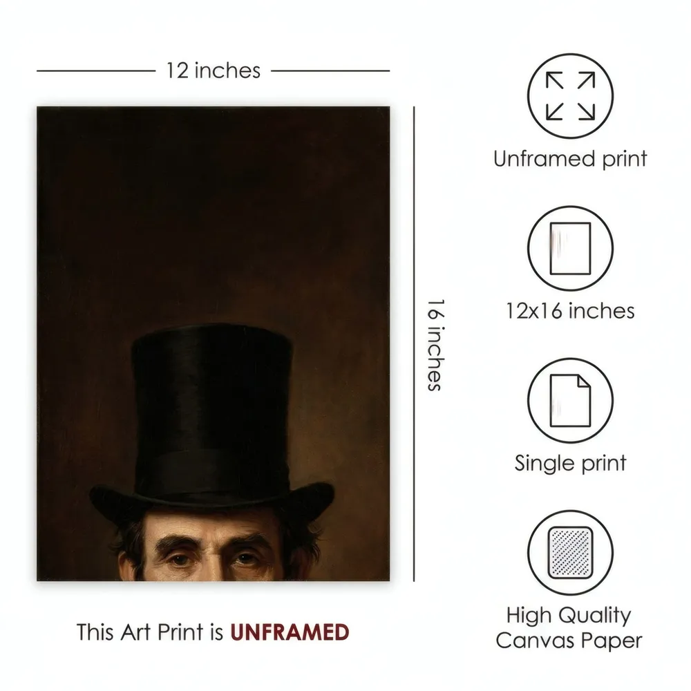 Top Hat: Art detail, from the listing