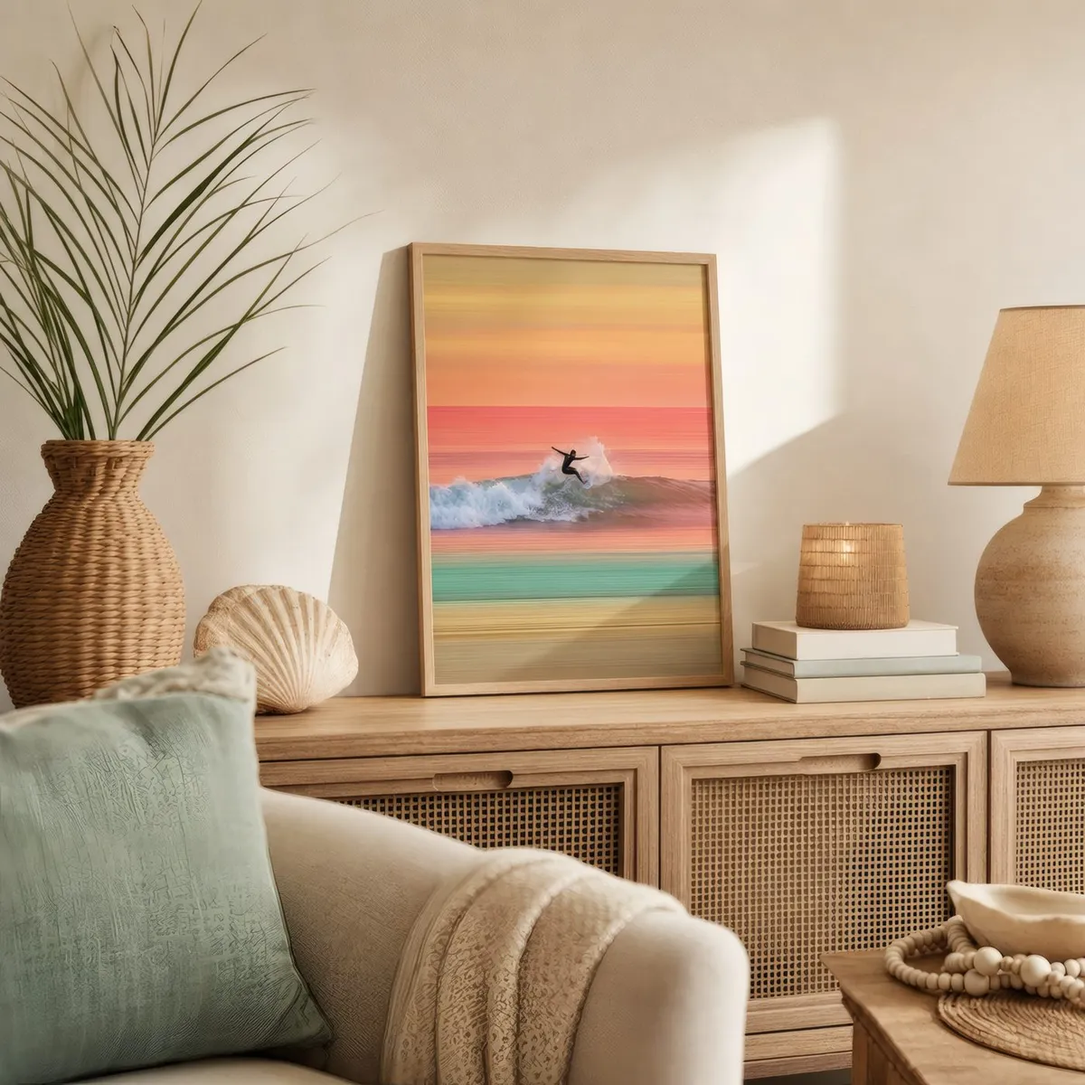 Last Set: Styled room, from the listing. Frame not included