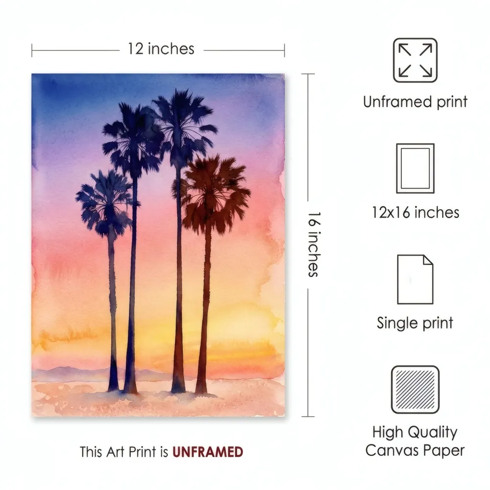 Four Palms: Art detail, from the listing