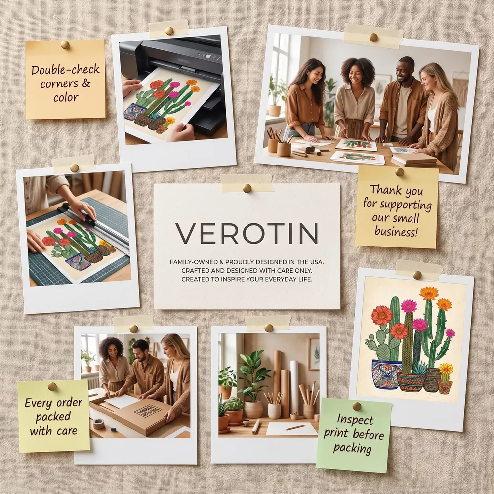 Potted Cactus: Brand story, from the listing