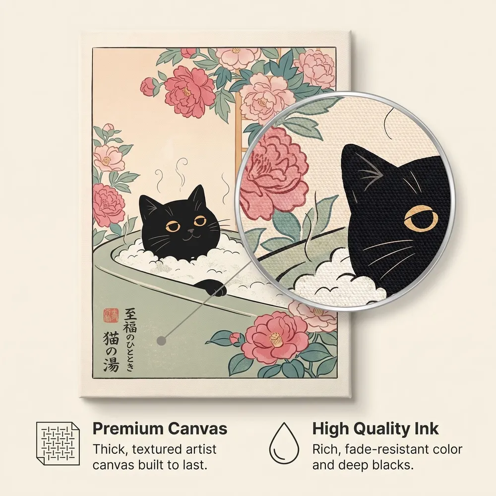 Cat in the Bath: Materials, from the listing