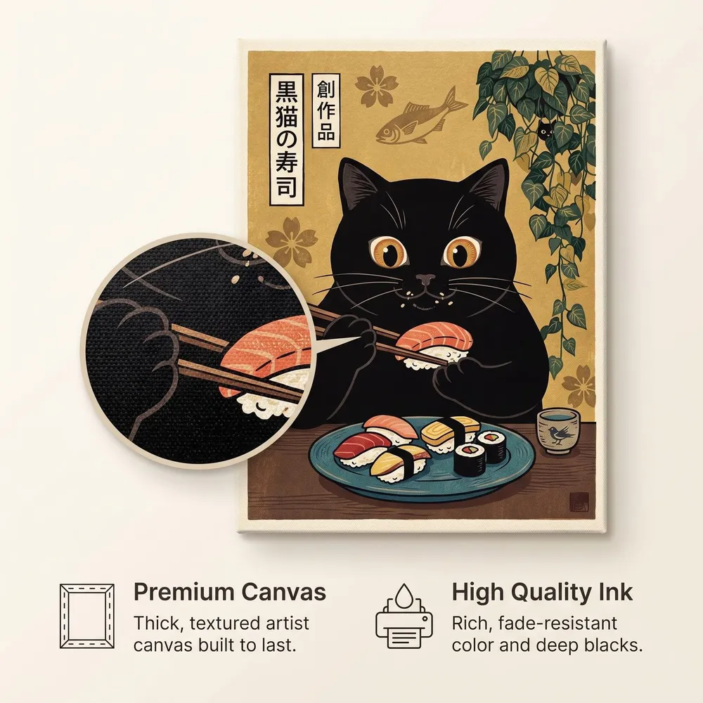 Sushi Cat: Materials, from the listing