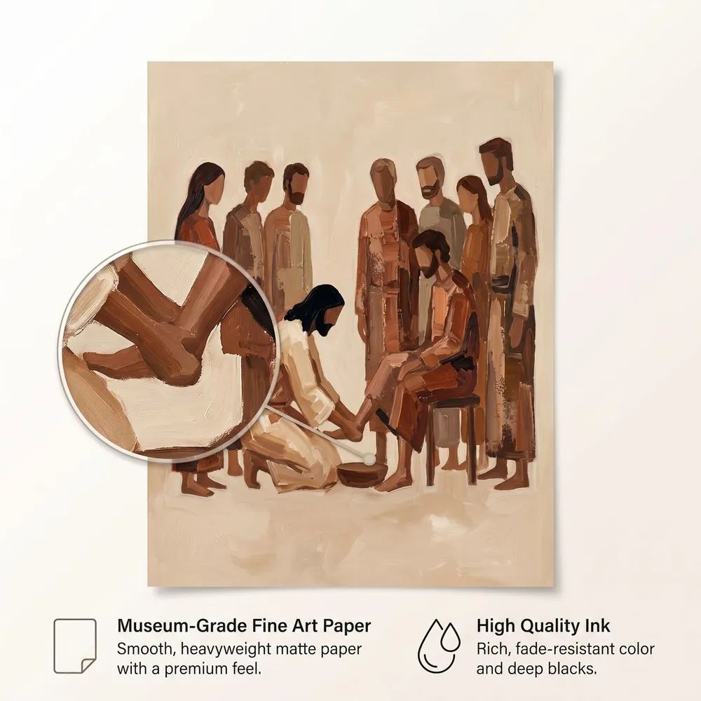 Washing of the Feet: Materials, from the listing