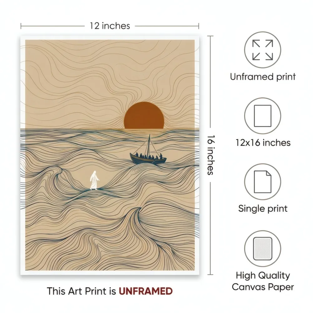 Morning Waters: Art detail, from the listing