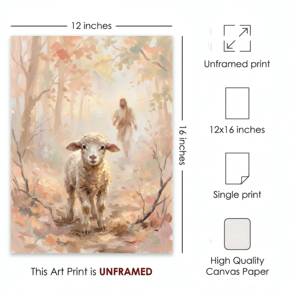 The Lamb: Art detail, from the listing