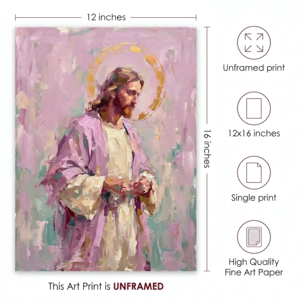 Portrait in Rose: Art detail, from the listing