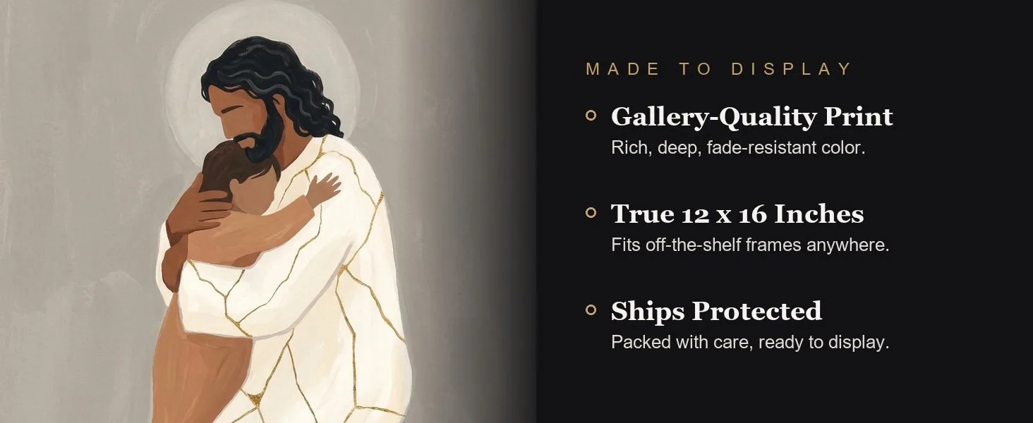 Made to display: gallery-quality print, true 12 x 16 inches, ships protected.