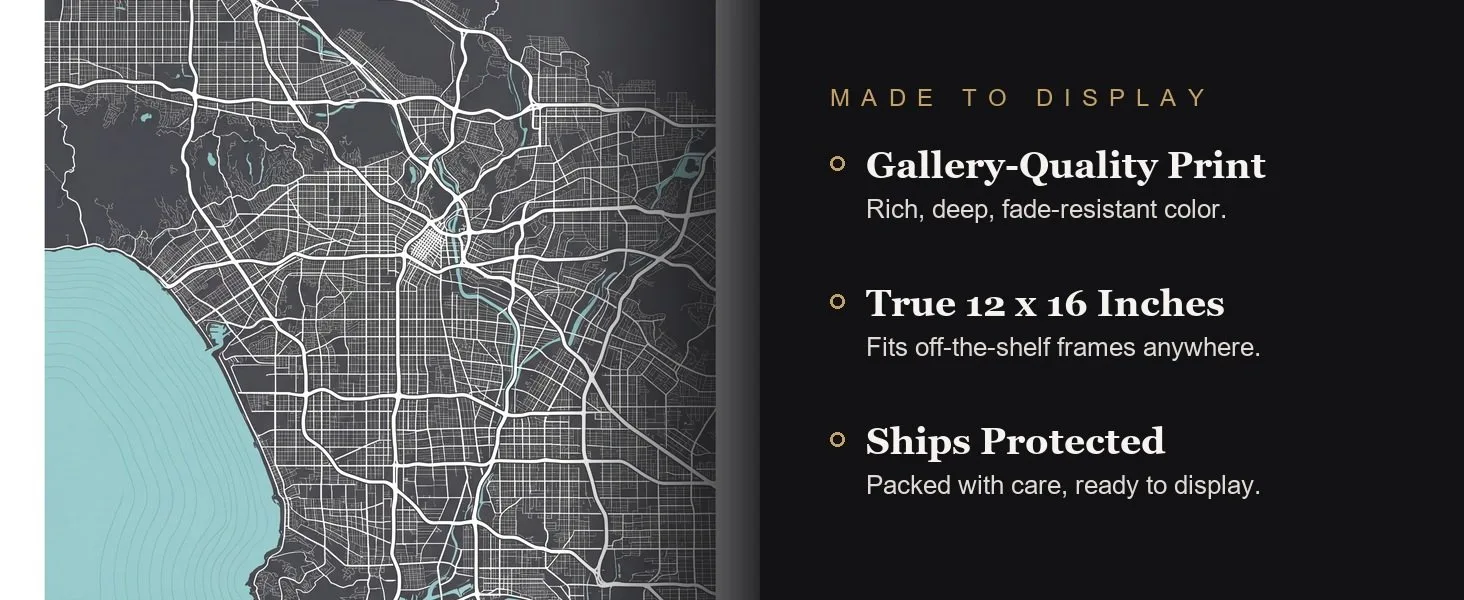 Made to display: gallery-quality print, true 12 x 16 inches, ships protected.