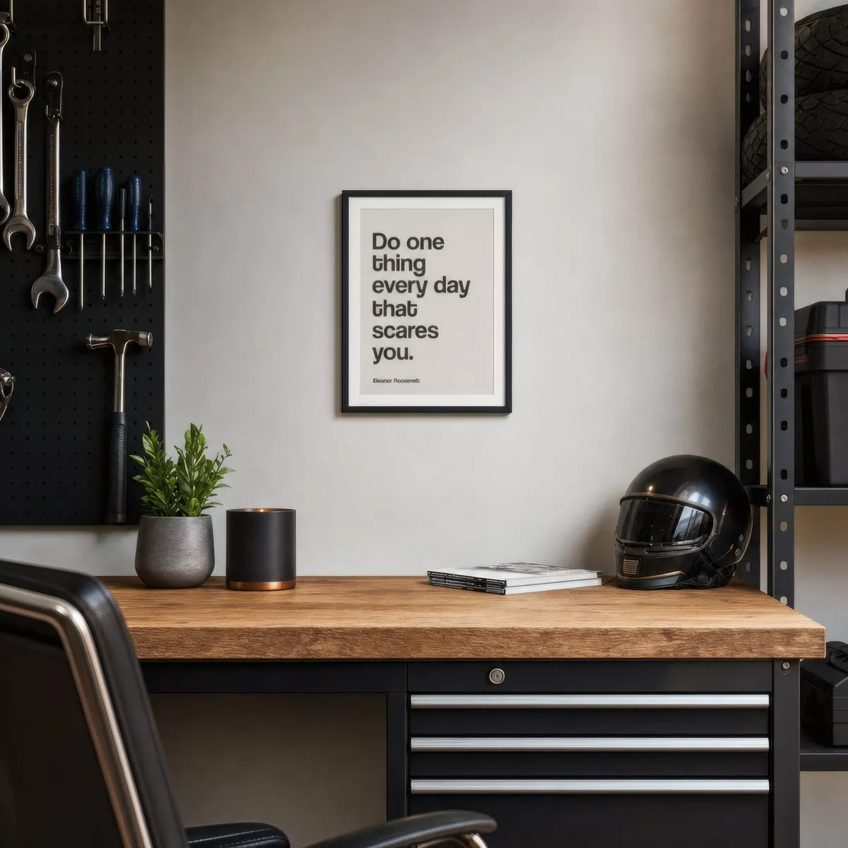 One Thing Every Day: Styled room, from the listing. Frame not included