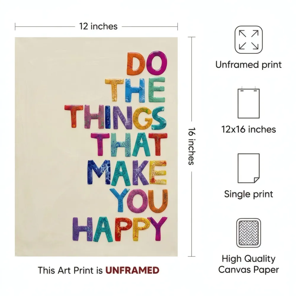 Things That Make You Happy: Art detail, from the listing