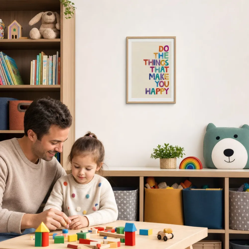 Things That Make You Happy: Styled room, from the listing. Frame not included