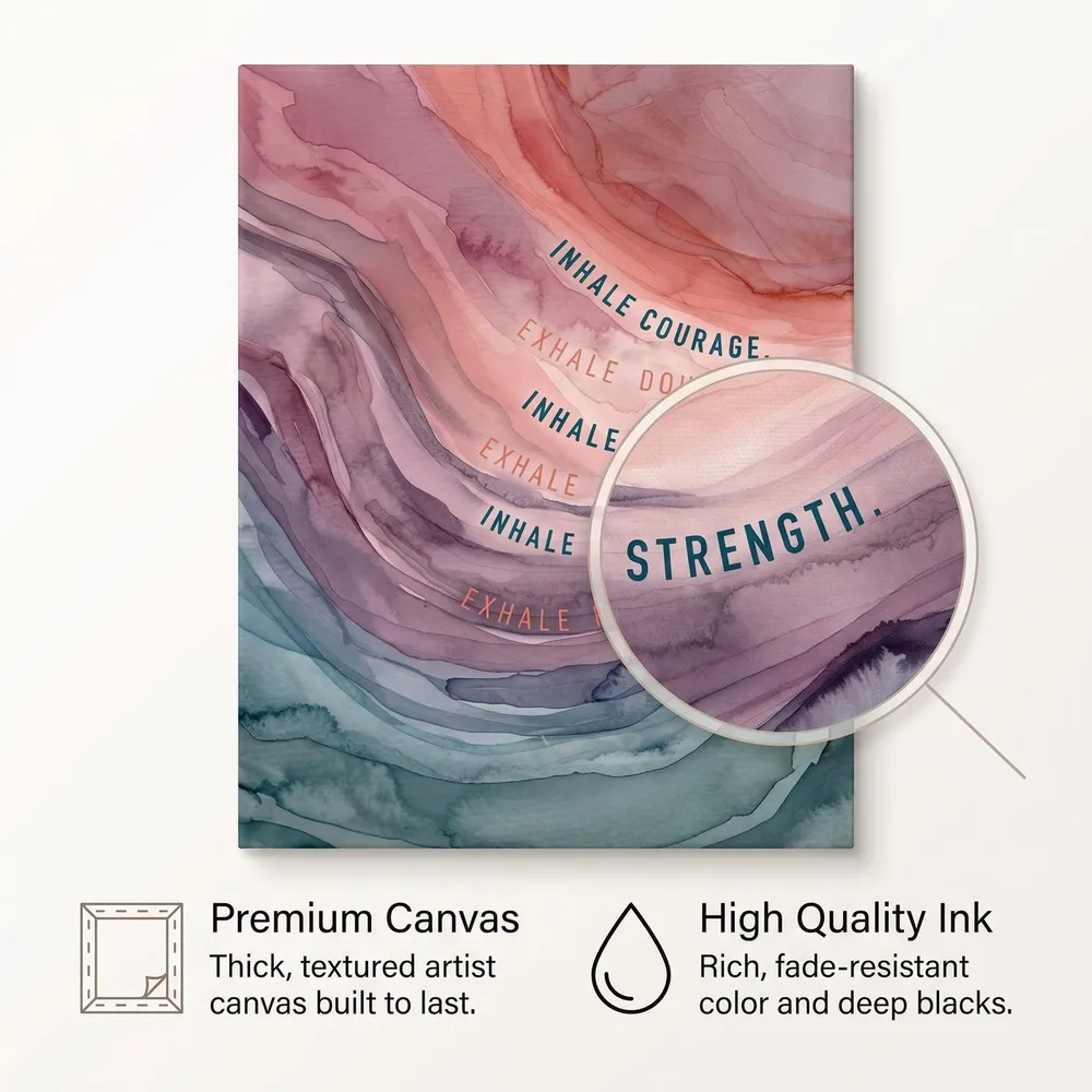 Inhale Courage: Materials, from the listing