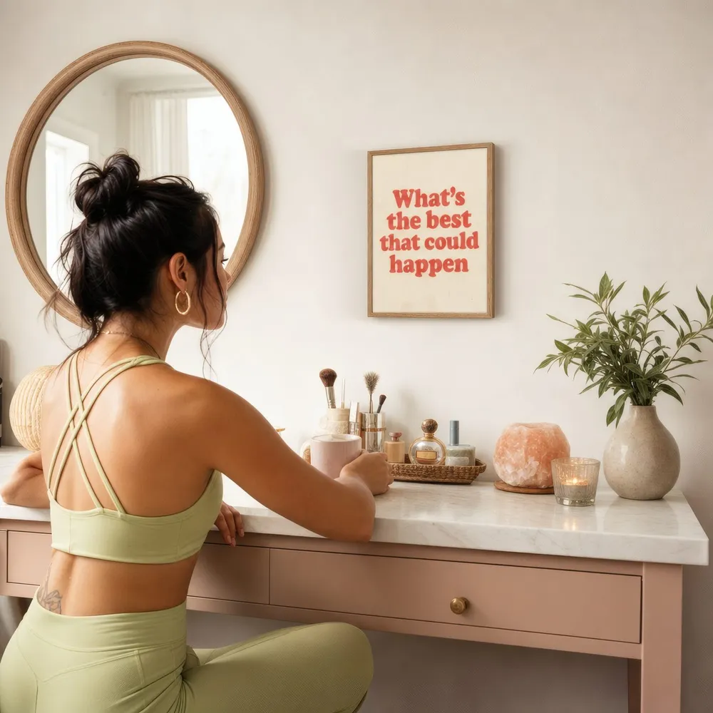 The Best That Could Happen: Styled room, from the listing. Frame not included