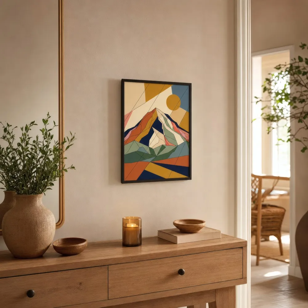 Facets: Styled room, from the listing. Frame not included