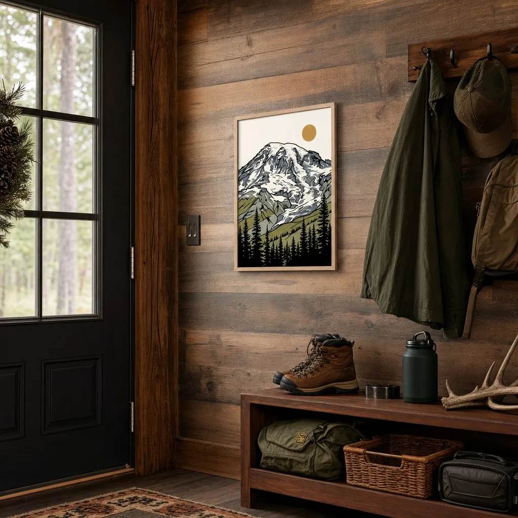 Snowline: In a public space, from the listing. Frame not included