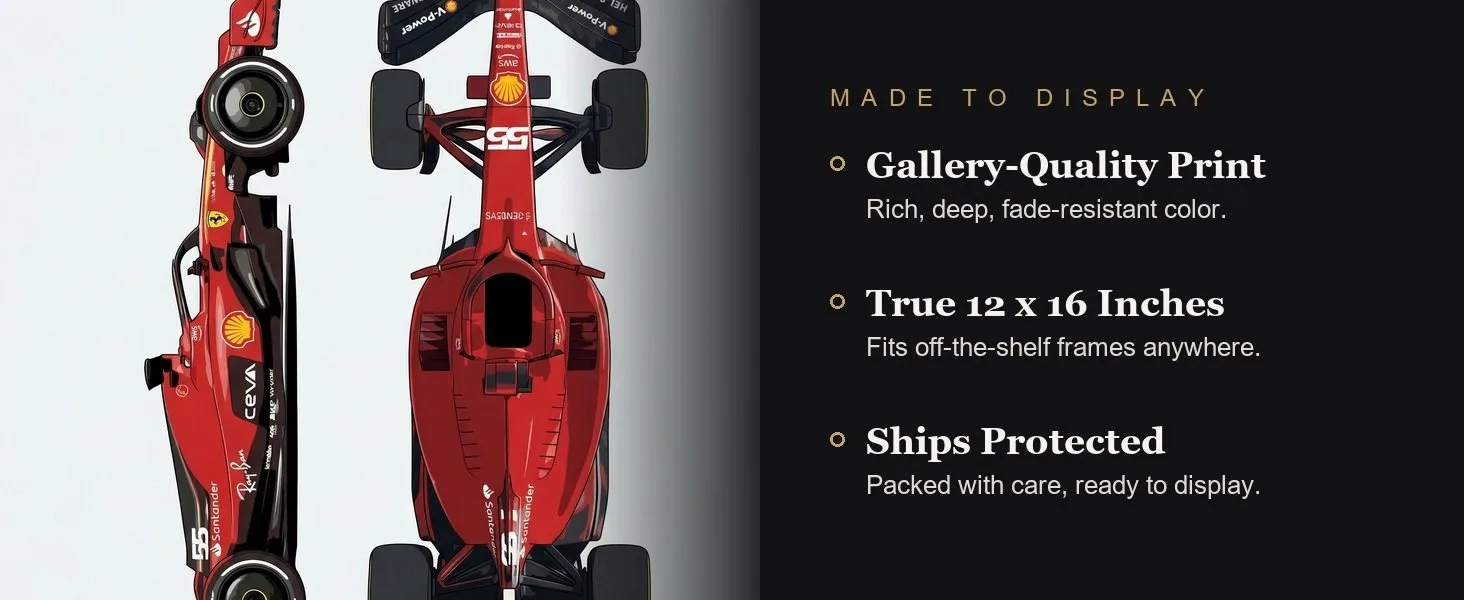 Made to display: gallery-quality print, true 12 x 16 inches, ships protected.