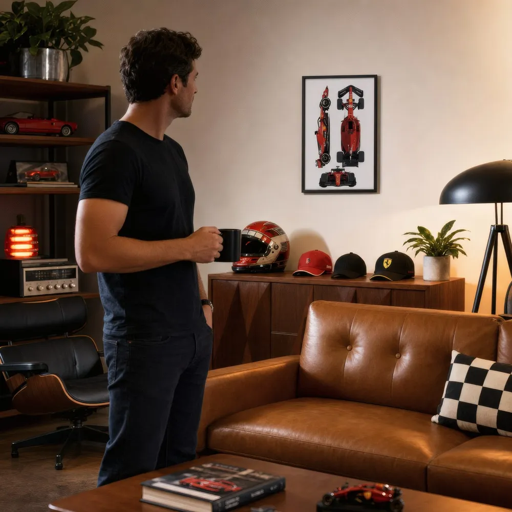 Grand Prix Cars: Styled room, from the listing. Frame not included