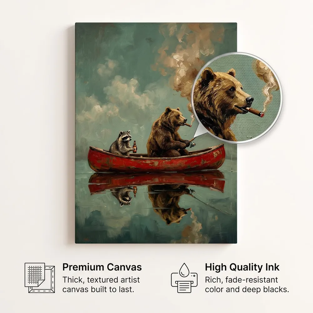 Bear Fishing: Materials, from the listing