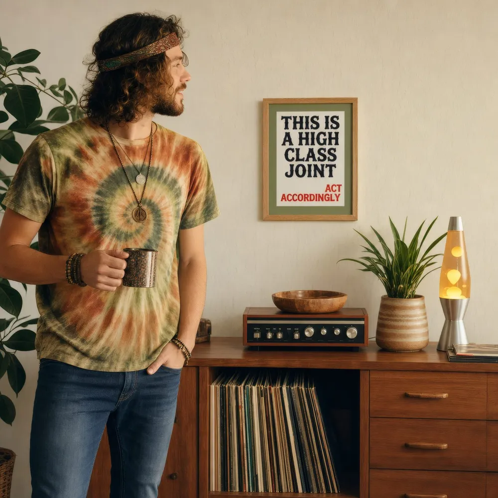 High Class Joint: Styled room, from the listing. Frame not included