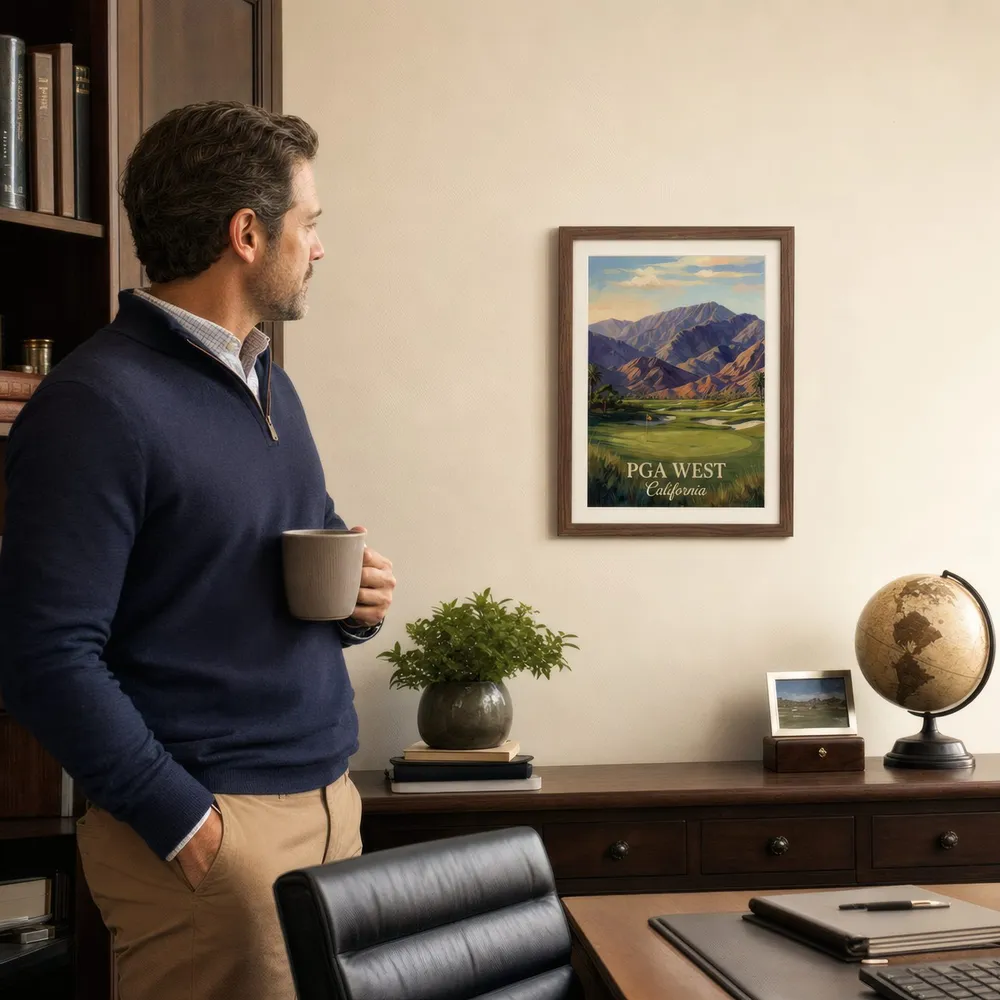 Desert Course: Styled room, from the listing. Frame not included