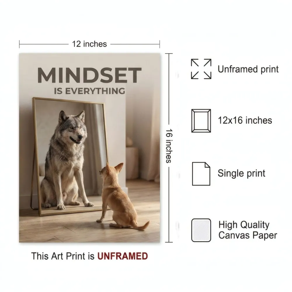 Mindset, Wolf: Art detail, from the listing