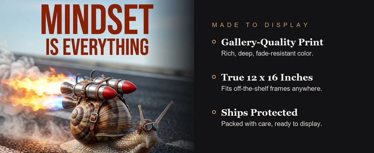 Made to display: gallery-quality print, true 12 x 16 inches, ships protected.