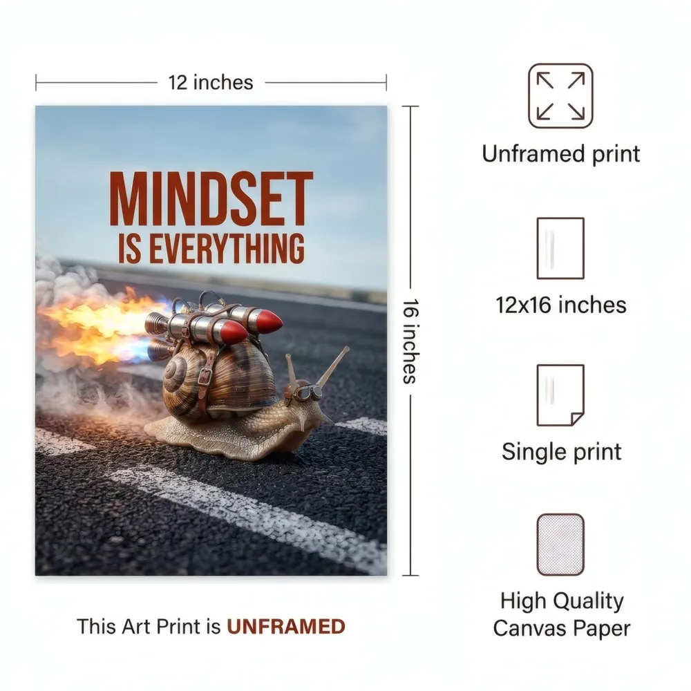 Mindset, Snail: Art detail, from the listing