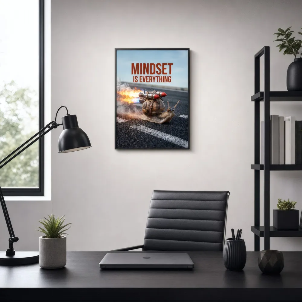 Mindset, Snail: Styled room, from the listing. Frame not included