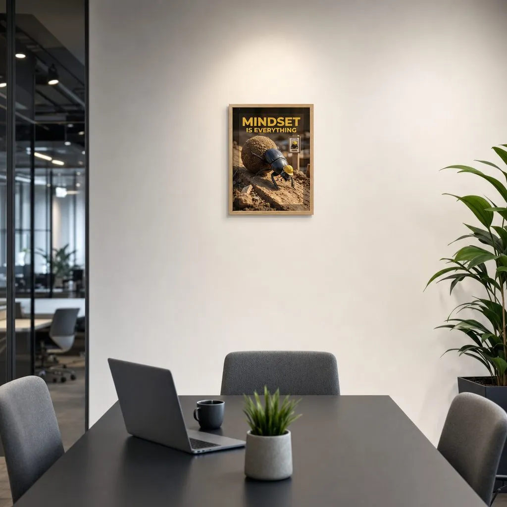 Mindset, Beetle: In a public space, from the listing. Frame not included