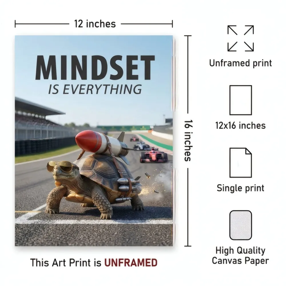 Mindset, Turtle: Art detail, from the listing