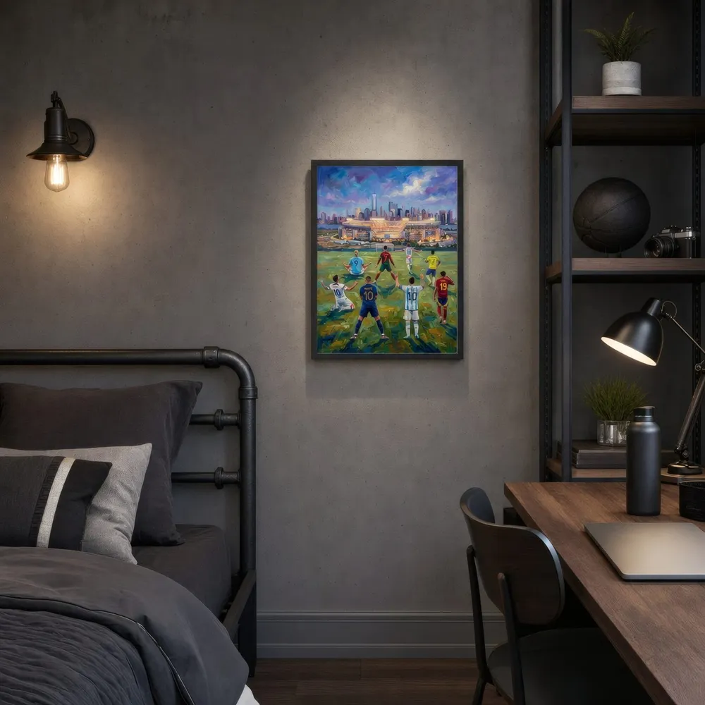 Legends: Styled room, from the listing. Frame not included