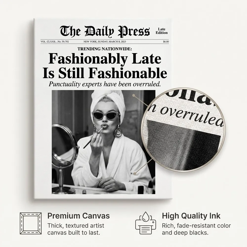 Fashionably Late: Materials, from the listing